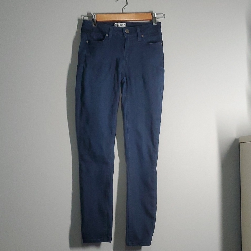 Paige jeans women's size 26 size 2 US dark medium blue Verdugo ankle